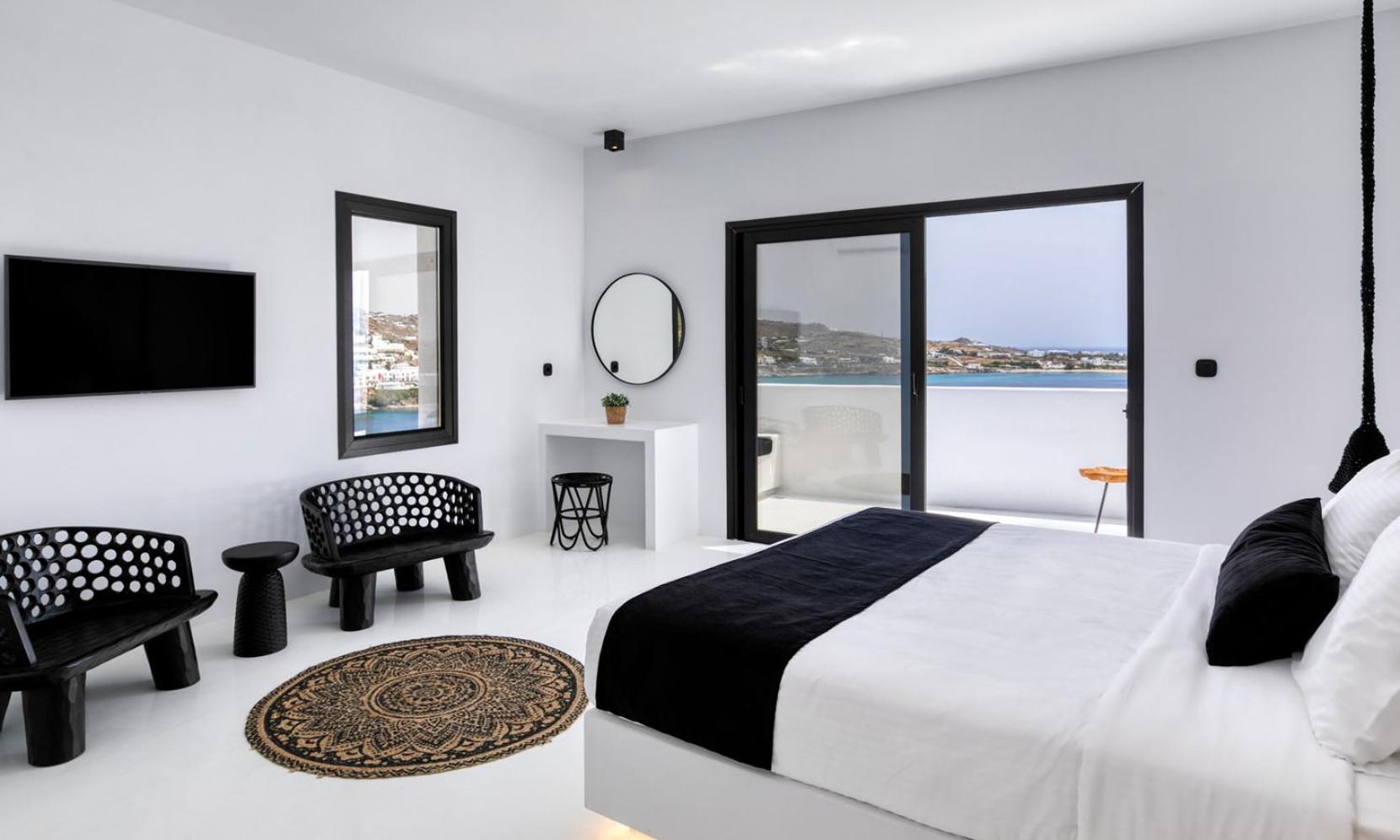 Psarou Black Villa 2 Екстер'єр фото